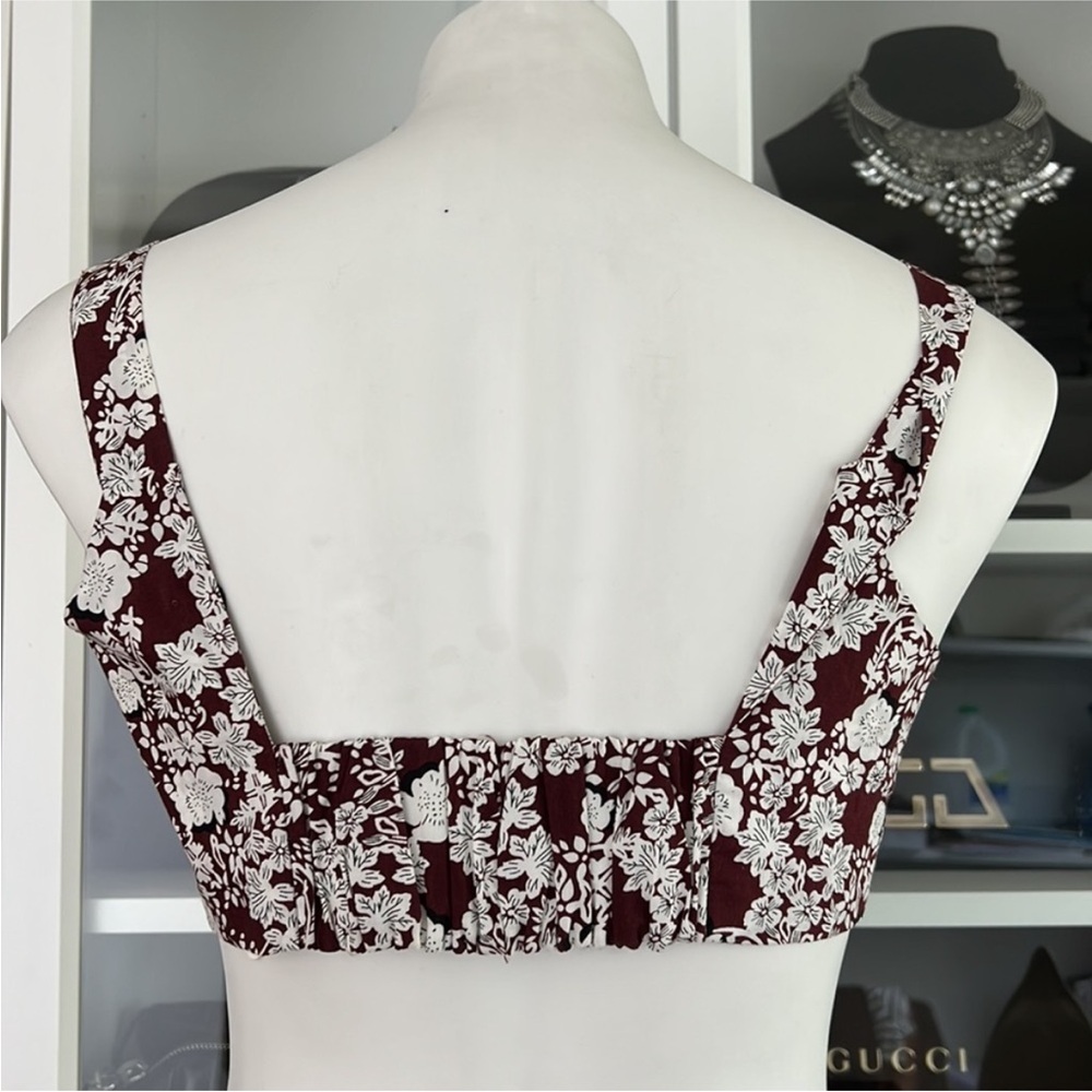 Zara Buckle floral crop top - Picture 7 of 7